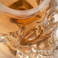 Glass Skull Whisky Decanter με πώμα